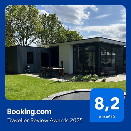 BadHoophuizen 6-per Bungalow Veluwemeer Trampoline Hulshorst Exterior foto